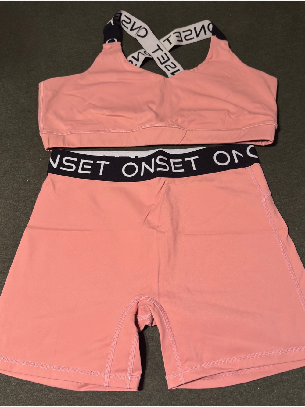 Onset Women's Pink Athletic Shorts - High Waist Performance
